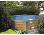 Aufstellpool Holzpool Set Weka 593 achteckig 310x310x116 cm inkl. – Bild 5
