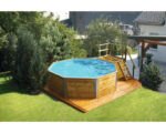 Aufstellpool Holzpool Set Weka 593 B rund Ø 397x116 cm inkl. – Bild 9