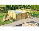 Aufstellpool Holzpool Set Weka 595 rechteckig 490x315x201 cm inkl. – Bild 2