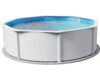 Aufstellpool Planet Pool Vision Classic Solo Set Stahlwandpool rund Ø 350x120 cm inkl. Einbauskimmer weiß