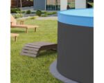 Aufstellpool Stahlwandpool Set Planet Pool rund 550x120 cm grau inkl. – Bild 8