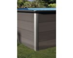 Aufstellpool WPC Pool Set Gre oval 525x386x124 cm inkl. – Bild 6