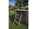 Aufstellpool WPC Pool Set Gre oval 525x386x124 cm inkl. – Bild 5