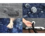 Bestway Lay-Z-Spa Carrara Whirlpool Aufblasbarer grau Ø 170 cm für 6 Personen – Bild 4