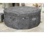 Bestway Lay-Z-Spa Carrara Whirlpool Aufblasbarer grau Ø 170 cm für 6 Personen – Bild 5