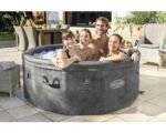 Bestway Lay-Z-Spa Carrara Whirlpool Aufblasbarer grau Ø 170 cm für 6 Personen – Bild 6