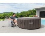 Bestway Lay-Z-Spa Dominica Whirlpool Aufblasbarer braun 196 cm für 6 Personen – Bild 5