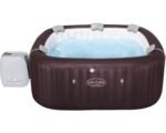 Bestway Lay-Z-Spa Maldives Whirlpool Aufblasbarer braun rot 201 x 201 cm für 7 Personen – Bild 11