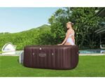 Bestway Lay-Z-Spa Maldives Whirlpool Aufblasbarer braun rot 201 x 201 cm für 7 Personen – Bild 6