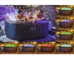Bestway Lay-Z-Spa Maldives Whirlpool Aufblasbarer braun rot 201 x 201 cm für 7 Personen – Bild 9