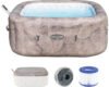 Bestway Lay-Z-Spa Rome Aufblasbarer Whirlpool braun 180 x 180 cm für 6 Personen