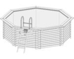 Karibu Aufstellpool Holzpool Set Classic 1A rund 400x124 cm inkl. – Bild 9