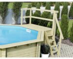 Karibu Aufstellpool Holzpool Set Classic 1C rund Ø 400x124 cm inkl. – Bild 3