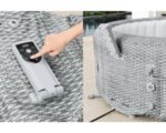 Lay-Z-Spa Bestway Bali Aufblasbarer Whirlpool grau Ø 196 cm für 6 Personen – Bild 3
