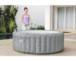 Lay-Z-Spa Bestway Bali Aufblasbarer Whirlpool grau Ø 196 cm für 6 Personen – Bild 7