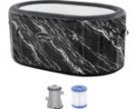 Lay-Z-Spa Glacial Dip Eisbad Bestway FortiFiber mit Filterpumpe Bestway Ø 92 cm für 1 Person
