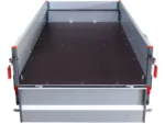Stema Anhänger Basic 750 inkl. Stützrad, Bordwandaufsatz, Flachplane Lichtgrau – Bild 8
