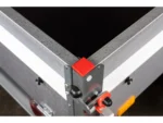 Stema Anhänger Basic 750 inkl. Stützrad, Bordwandaufsatz, Flachplane Lichtgrau – Bild 6