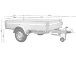 Stema Anhänger Basic STL 1000 21-13.1 gebremst – Bild 3
