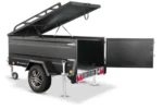 TPV Kofferanhänger KT EB2 Offroad schwarz pulverbeschichtet gebremst 1000 kg mit Radstoßdämpfern – Bild 3