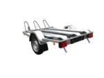 TPV Motorradanhänger MU2 Stahlblech für 2 bis 3 Motorräder geeignet ungebremst 750kg – Bild 2