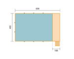 Weka Aufstellpool HolzpoolSet 595 rechteckig 650x490x201 cm inkl. – Bild 2
