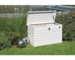 Biohort FreizeitBox 100 Auflagenbox 193 l inkl. Gasdruckfedern 101 x 46 x 61 cm weiß – Bild 6