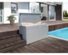 Auflagenbox FreizeitBox Biohort 100 193 l inkl. Gasdruckfedern 101 x 46 x 61 cm silbermetallic