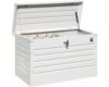Biohort FreizeitBox 100 Auflagenbox 193 l inkl. Gasdruckfedern 101 x 46 x 61 cm weiß