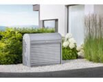 Biohort StoreMax 120 Metall Mülltonnenbox 117 x 73 x 109 cm silber-metallic – Bild 5