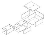 Buildify Campingbox Carolin Schubladensystem u.a. für VW 900x1106x405 mm – Bild 3