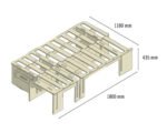 Buildify Campingbox Christoph Bettsystem längs asymmetrisch – Bild 2