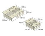Buildify Campingbox Marinus Heckbettsystem u.a. für VW 1800x1500x415 mm – Bild 2