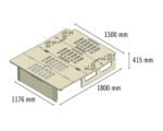 Buildify Campingbox Marinus Heckbettsystem u.a. für VW 1800x1500x415 mm – Bild 4