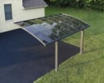 Einzelcarport Canopia Arizona Breeze Palram 5000 288,8 x 494,7 cm RAL7016 grau – Bild 7