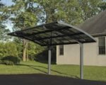 Einzelcarport Canopia Arizona Breeze Palram 5000 288,8 x 494,7 cm RAL7016 grau