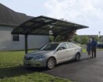 Einzelcarport Canopia Arizona Breeze Palram 5000 288,8 x 494,7 cm RAL7016 grau – Bild 6