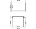 Einzelcarport Flachdach inkl. Montagematerial, Pfosten 9x9 cm 304 x 510 cm kesseldruckimprägniert – Bild 3