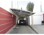 Einzelcarport KRB Skiatsu mit Hitze UV und Hagelschutz 270x500 cm urban grau – Bild 10