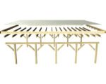 Einzelcarport Karibu Caravan 394 x 712 cm kesseldruckimprägniert – Bild 5