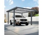 Einzelcarport Konsta 15 m² 297 x 492 cm anthrazit – Bild 9