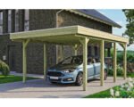 Einzelcarport SKAN HOLZ Friesland 397x555 cm mit Aluminium-Dach tauchimprägniert – Bild 8