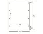 Einzelcarport SKAN HOLZ Friesland 397x555 cm mit Aluminium-Dach tauchimprägniert – Bild 7