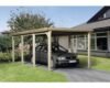Einzelcarport weka 617 Gr 2 ohne Dacheindeckung 322x612 cm kesseldruckimprägniert