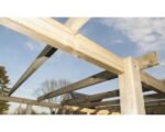 Einzelcarport weka 617 Gr 2 ohne Dacheindeckung 322x612 cm kesseldruckimprägniert – Bild 3
