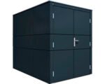Fahrradgarage Bertilo HPL Design Bike Port 155 x 235 cm anthrazit