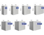 Biohort Geräteschrank Gr 150 155 x 83 x 182,5 cm dunkelgrau metallic – Bild 2
