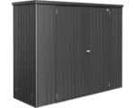 Geräteschrank Biohort Gr. 230 227x83 cm dunkelgrau-metallic