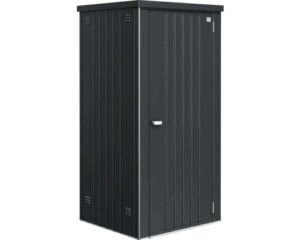 Geräteschrank Biohort Gr 90 mit Regalböden und Gerätehalter, 93 x 83 x 182,5 cm dunkelgrau-metallic