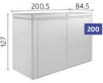HighBoard Biohort Gr 200, 200 x 84 x 127 cm, dunkelgrau-metallic – Bild 6